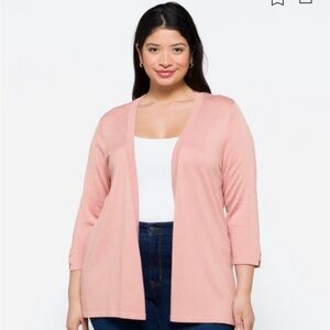 Letty & Me Blush Cardigan 3x